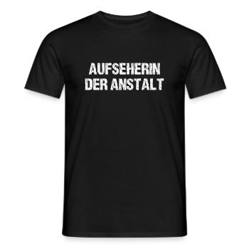 Aufseherin Der Anstalt Anstaltsleiterin Geschenk - Männer T-Shirt - Schwarz - Vorne - AI Model Male 178 light (178cm)
