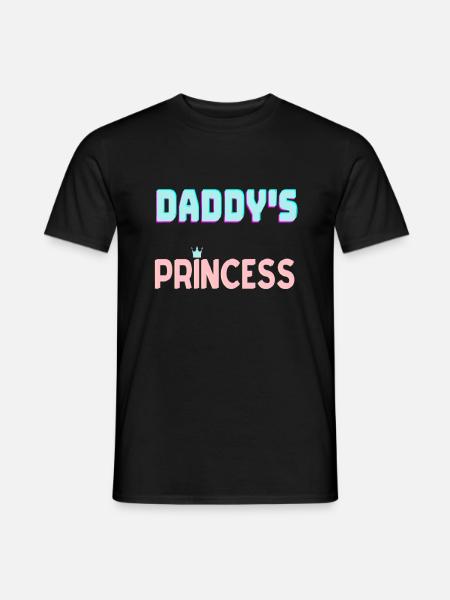 Daddys princess - Men's T-Shirt - black