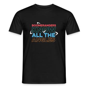 Kennen Sie alle Winkel Hobbyist Geschenk - Männer T-Shirt - Schwarz - Vorne - AI Model Male 178 light (178cm)