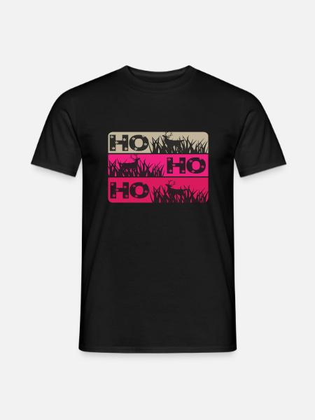 Ho Ho Ho - Men's T-Shirt - black