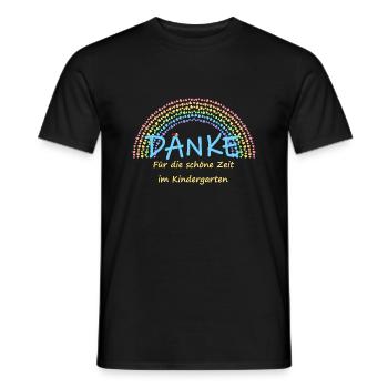 Kindergarten Verabschiedung Geschenk Einschulung - Männer T-Shirt - Schwarz - Vorne - AI Model Male 178 light (178cm)