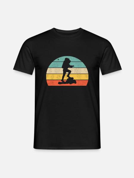 Wandern - Männer T-Shirt - Schwarz