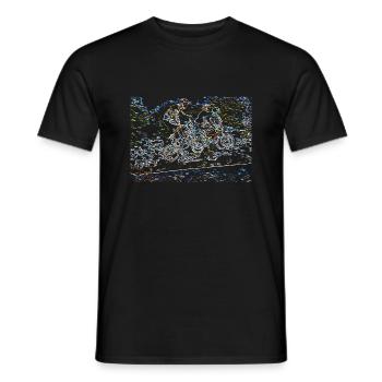 BMX - Men's T-Shirt - black - Front - AI Model Male 178 light (178cm)
