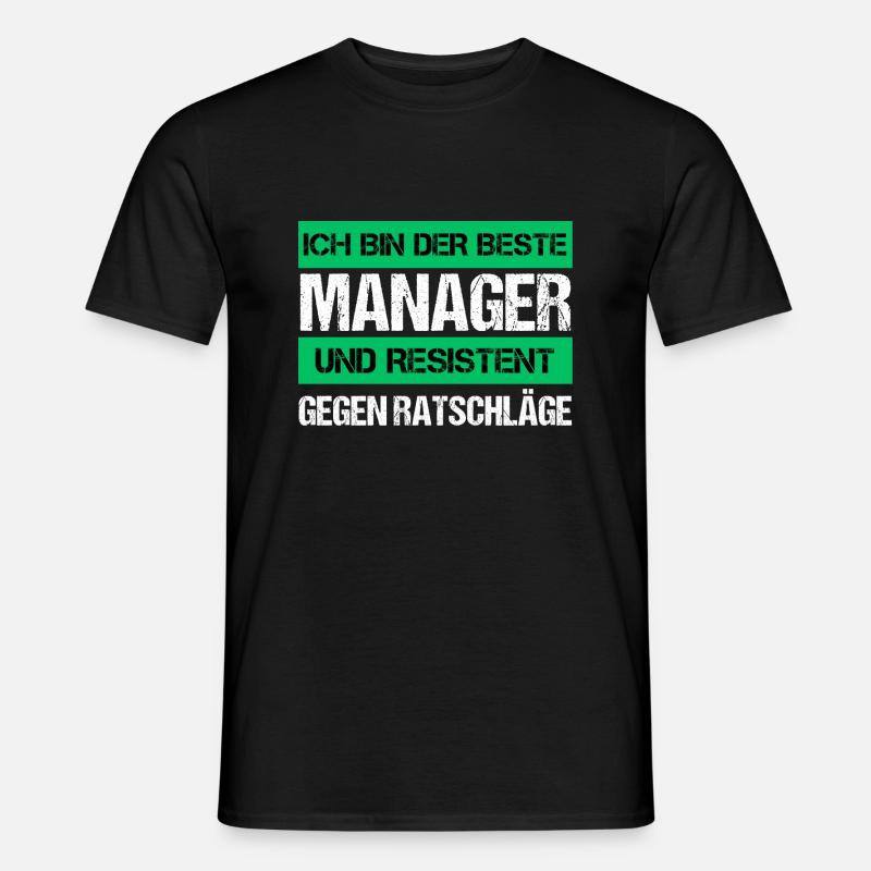 Resistenter Manager - Männer T-Shirt - Schwarz