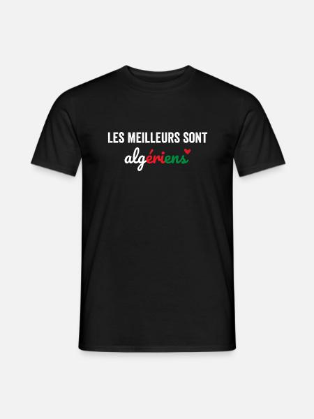 Les meilleurs sont Algériens - T-shirt homme - noir