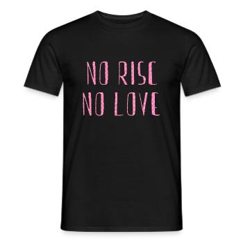 pas de risc pas d’amour - T-shirt homme - noir - Devant - AI Model Male 178 light (178cm)