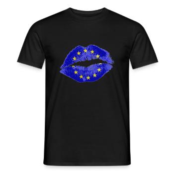 Kiss (EU) - Men's T-Shirt - black - Front - AI Model Male 178 light (178cm)