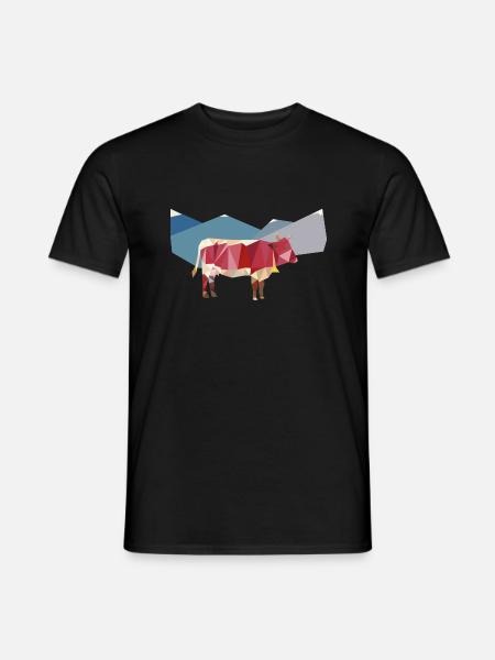 Pinzgauer ante alpes - Männer T-Shirt - Schwarz