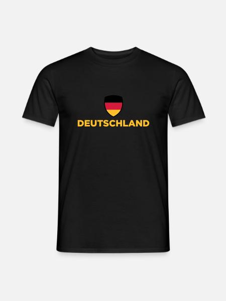 National Flag Of Germany - Men's T-Shirt - black