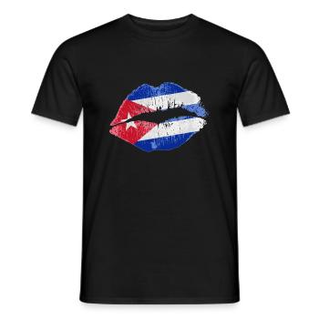 Kiss (Cuba) - Men's T-Shirt - black - Front - AI Model Male 178 light (178cm)