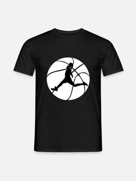 Basketball shirt for athletes - Men's T-Shirt - black