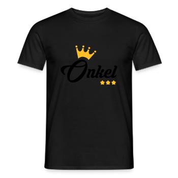 Onkel / Tante / Vetter / Cousin / Kusine - Männer T-Shirt - Schwarz - Vorne - AI Model Male 178 light (178cm)