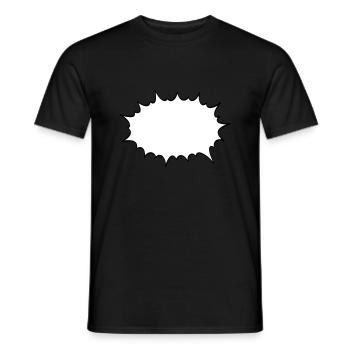 bang - Men's T-Shirt - black - Front - AI Model Male 178 light (178cm)