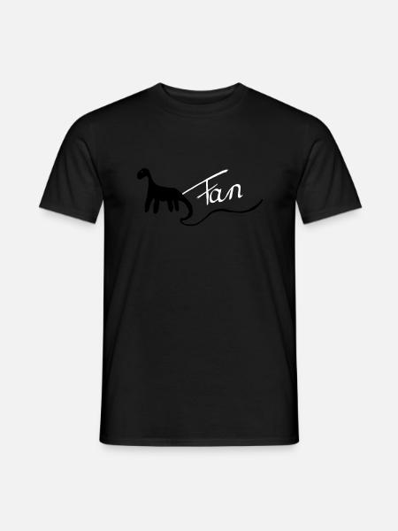 Dino Fan - Men's T-Shirt - black