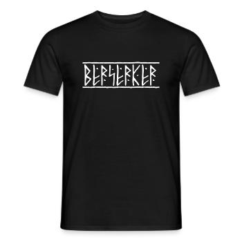 Berserker Wikinger Krieger Germanen Geschenk - Männer T-Shirt - Schwarz - Vorne - AI Model Male 178 light (178cm)