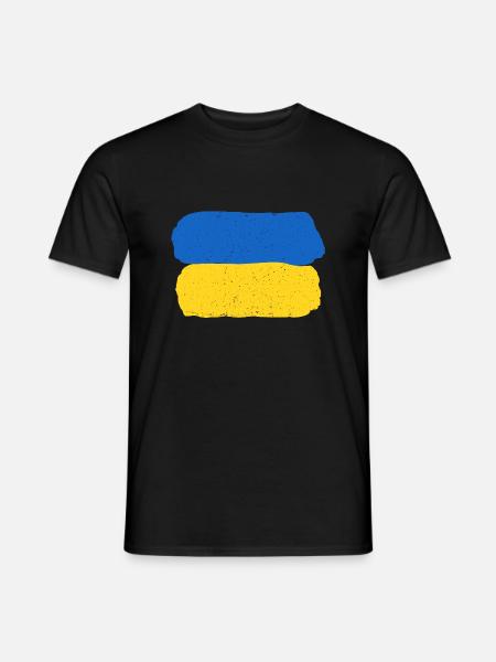 Stay with Ukraine - Men's T-Shirt - black