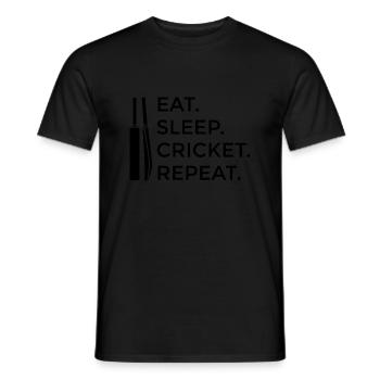 Cricket Dicton Cadeau Cricket Fan Team Cricket - T-shirt homme - noir - Devant - AI Model Male 178 light (178cm)