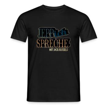 schäferhund lustig lieblingshund spaß geschenk - Männer T-Shirt - Schwarz - Vorne - AI Model Male 178 light (178cm)