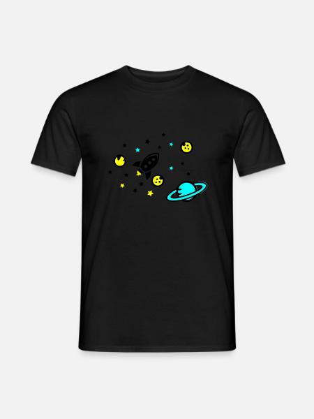 Universe - Men's T-Shirt - black