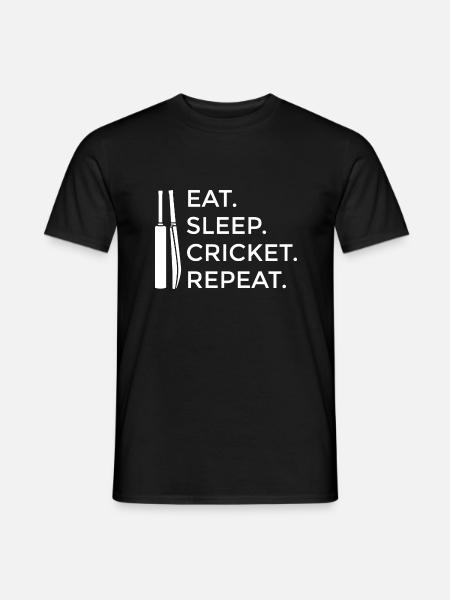 Cricket Team Cricket Gift Cricket Fan Slogan - Men's T-Shirt - black