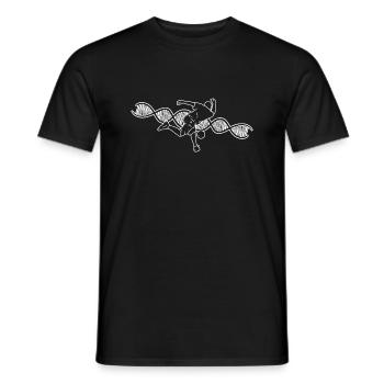 Bowling Bowling club Bowling club Bowling bowling - Men's T-Shirt - black - Front - AI Model Male 178 light (178cm)