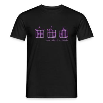 Commencez maintenant un groupe - Design amusant inspiré de l'OC - T-shirt homme - noir - Devant - AI Model Male 178 light (178cm)