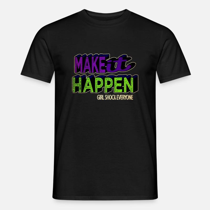 when there birthday present idea gift idea - Männer T-Shirt - Schwarz