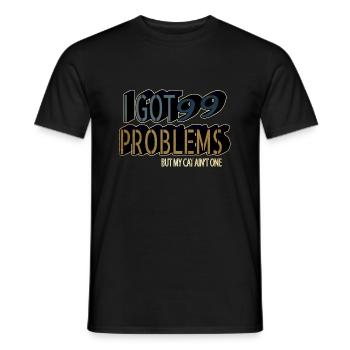 Gift Idea Guenon Funny Pet Black Cat Owner - Men's T-Shirt - black - Front - AI Model Male 178 light (178cm)