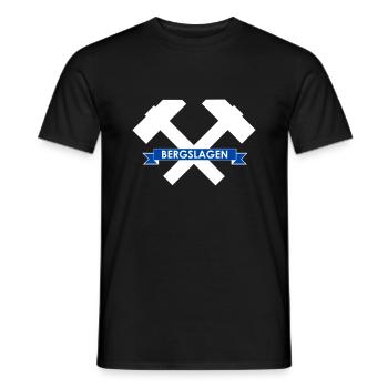 Bergslagen - Männer T-Shirt - Schwarz - Vorne - AI Model Male 178 light (178cm)