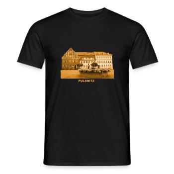 Pulsnitz Rathaus Markt Sachsen Lebkuchen - T-shirt homme - noir - Devant - AI Model Male 178 light (178cm)
