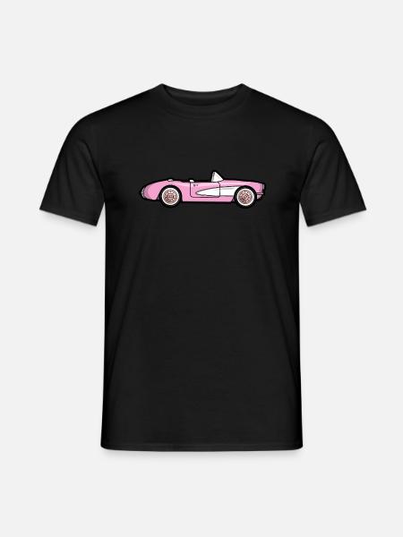 Pink 1956 Stingray - Men's T-Shirt - black