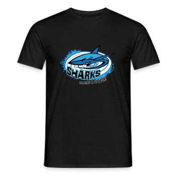 Hai - Männer T-Shirt - Schwarz - Vorne - AI Model Male 178 light (178cm)