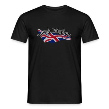Royaume-Uni - T-shirt homme - noir - Devant - AI Model Male 178 light (178cm)
