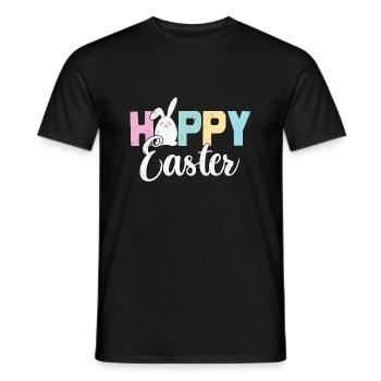 Happy Easter - Men's T-Shirt - black - Front - AI Model Male 178 light (178cm)