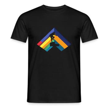 Stuntman Parkour Stunt - Männer T-Shirt - Schwarz - Vorne - AI Model Male 178 light (178cm)