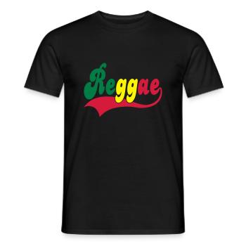 Reggae - T-shirt homme - noir - Devant - AI Model Male 178 light (178cm)