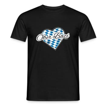Ober Bazi - Männer T-Shirt - Schwarz - Vorne - AI Model Male 178 light (178cm)