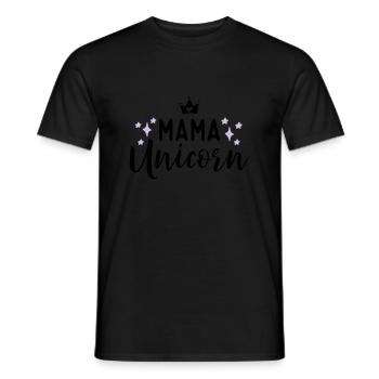Unicorn - Männer T-Shirt - Schwarz - Vorne - AI Model Male 178 light (178cm)