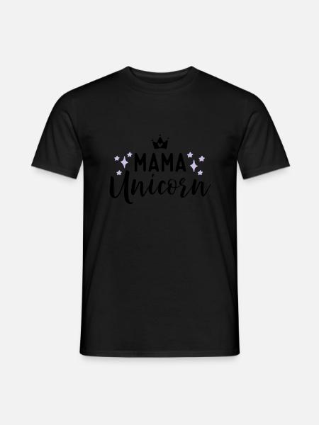 Unicorn - Männer T-Shirt - Schwarz