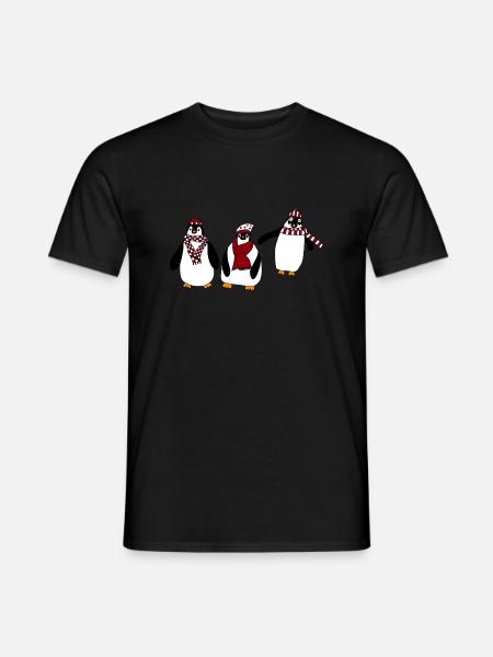 Penguins - Men's T-Shirt - black