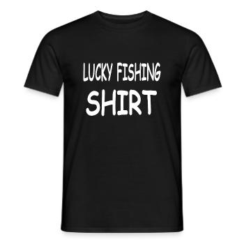 Pêche - T-shirt homme - noir - Devant - AI Model Male 178 light (178cm)