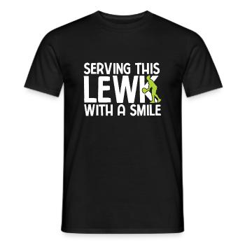 Tennisplatz Spruch Für Tennis - Männer T-Shirt - Schwarz - Vorne - AI Model Male 178 light (178cm)