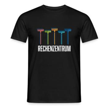 Rechenzentrum für IT- und / oder Garten Nerds - Männer T-Shirt - Schwarz - Vorne - AI Model Male 178 light (178cm)