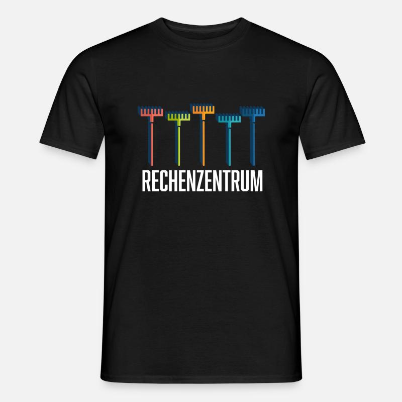 Rechenzentrum für IT- und / oder Garten Nerds - Männer T-Shirt - Schwarz