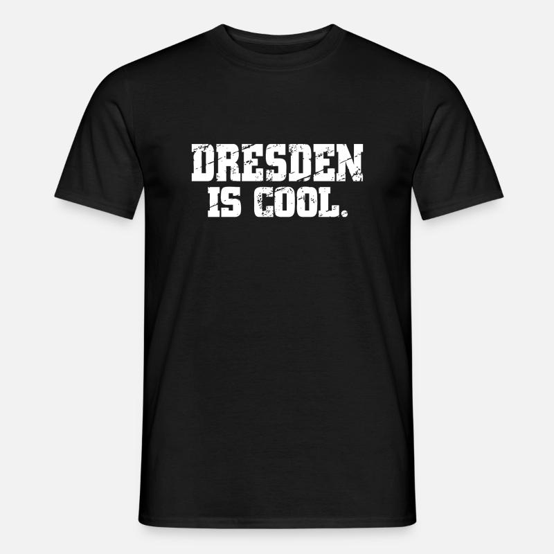 Dresden - Männer T-Shirt - Schwarz