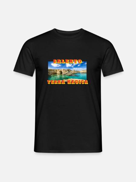 Salento Terra Magica - Männer T-Shirt - Schwarz
