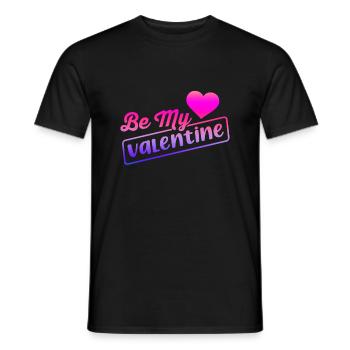 Liebe mich Valentinstag Alles Gute zum Valentinstag Valentinstag - Männer T-Shirt - Schwarz - Vorne - AI Model Male 178 light (178cm)