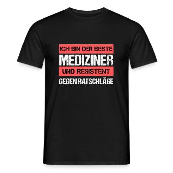 Resistant Physician - Men's T-Shirt - black - Front - AI Model Male 178 light (178cm)