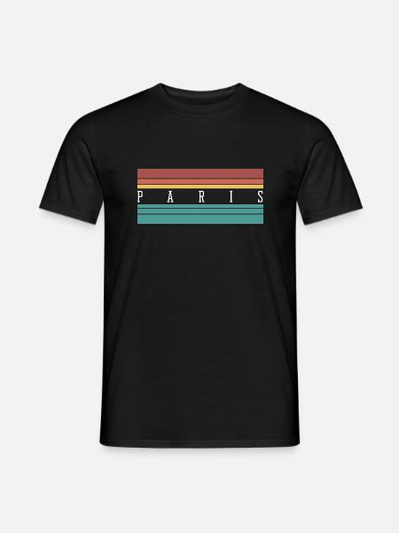 Paris: Perfect Gift & Souvenir - Men's T-Shirt - black