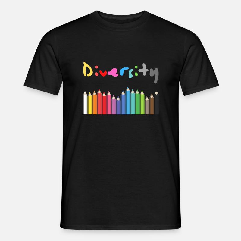 Diversity Gift and Gift Idea - Men’s T-shirt - black